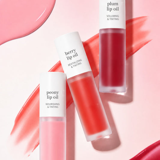 Korean Lip Tint Stain Trio Bundle | Glossy Lip Stain, Tinting & Long Lasting
