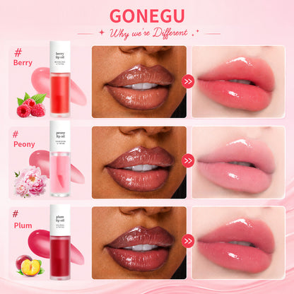 Korean Lip Tint Stain Trio Bundle | Glossy Lip Stain, Tinting & Long Lasting